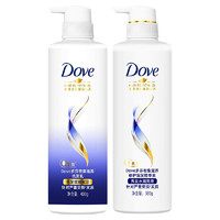 Dove 多芬 洗发水密集滋润修护 洗发护发组合 改善毛躁洗发乳 洗发水400g+精华素380g