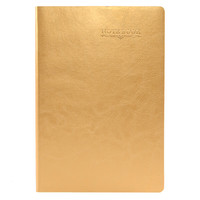 SHEN SHI 申士 j0150 A6软面抄笔记本 金色 单本装