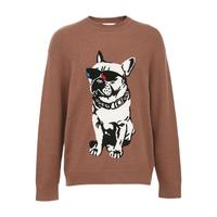 JACK&JONES 杰克琼斯 男女款圆领针织衫 220324029 布朗棕 L