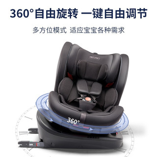 RECARO 德国 纳米 婴儿儿童宝宝车载汽车安全座椅0-4-7-12岁 ISOFIX硬接口 松绿色