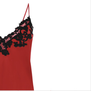 LA PERLA MAISON系列 女士真丝吊带睡裙 CFI0019227_DL 升级款 红色 XL