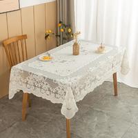 嗨森时光 新款镂空北欧风防滑茶几桌布桌垫餐桌台布长方形小清新书桌布桌盖
