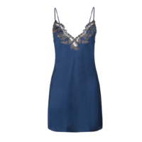LA PERLA MAISON系列 女士真丝吊带睡裙 CFI0019227_DL 升级款 深蓝色 XL
