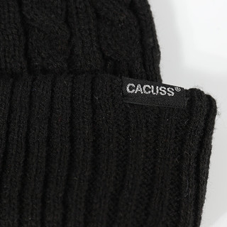 CACUSS 男士毛线帽 Z0304 黑色