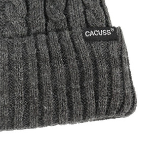 CACUSS 男士毛线帽 Z0304 深灰色