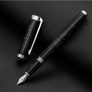 Jinhao 金豪 钢笔 155 大理石蓝色 0.5mm 单支装