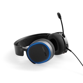 Steelseries 赛睿 寒冰Arctis 5 有线游戏耳机 电竞头戴式耳机 ChatMix双音频 DTS环绕音效 炫彩RGB灯效