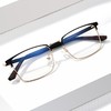 JingPro 镜邦 3069黑金 商务超轻合金镜架+1.56防蓝光镜片