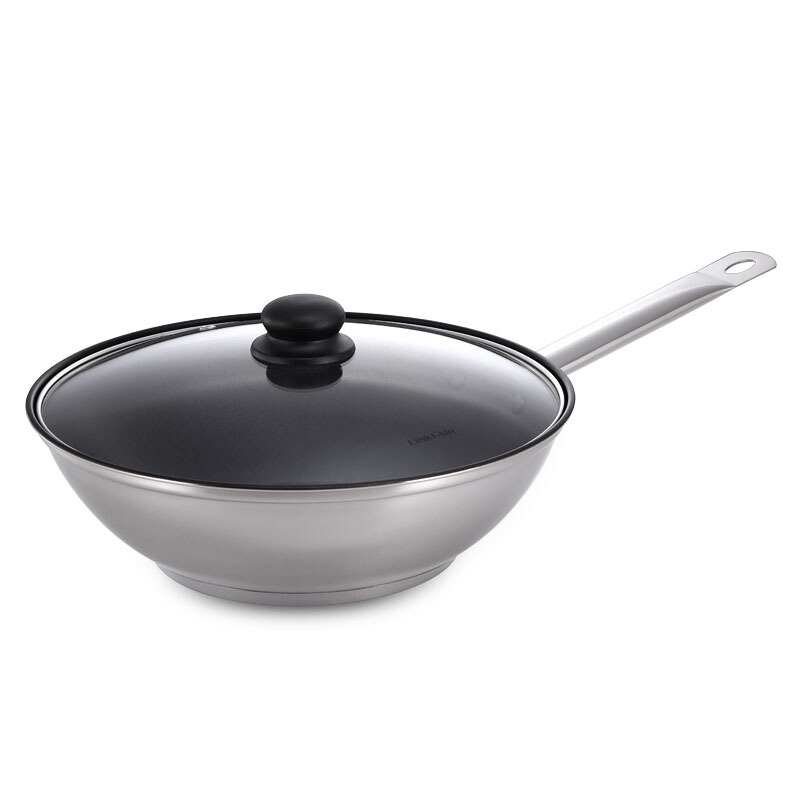 LINKFAIR 凌丰 乐膳系列 LFLS-30D 炒锅(30cm、不粘、有涂层、304不锈钢)