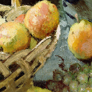 上品印画 克劳德·莫奈 Claude Monet《静物》30x40cm 1869 油画布 细边木纹框