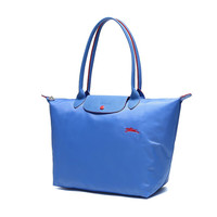 LONGCHAMP 珑骧 Le Pliage Club系列 女士单肩包大号 L1899619P23 紫蓝色