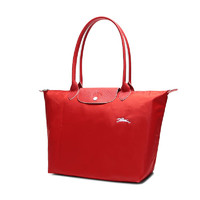 LONGCHAMP 珑骧 Le Pliage Club系列 女士单肩包大号 L1899619P20 漆红色