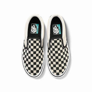 VANS 范斯 经典系列 Slip-On 中性运动板鞋 VN0A3WMDVO4 白色/黑色 38.5