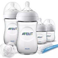 AVENT 新安怡 婴儿宽口径奶瓶套装 自然宽口径pp奶瓶套装+安抚奶嘴