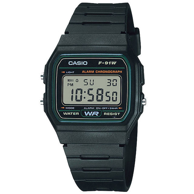 CASIO 卡西欧 男士电子表 F-91WG-9Q