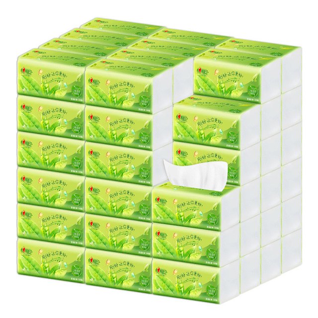 心相印 100%原生木浆 茶语经典  3层 100抽*72包