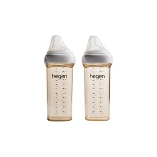 hegen PPSU奶瓶套装 两只装 330ml 白色 0月+