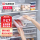 nakaya 日本进口 冰箱密封保鲜盒套装 1.2L+1.3L+2.6L