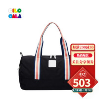 CILOCALA 日本cilocala大款手提包 旅行包  尼龙大容量收纳行李袋 外出包 运动健身包 BLACK