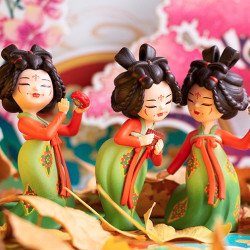 河南博物院仕女乐队唐宫夜宴版手办文创产品