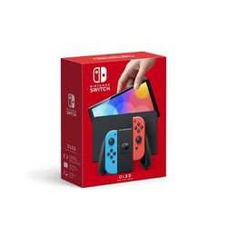 Nintendo 任天堂 Switch NS掌上游戏机续航加强版 switch OLED 红蓝机（日版）