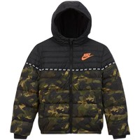 NIKE 耐克 秋冬新款大童青少年迷彩冬季保暖防风短款连帽羽绒服DB7004-300