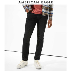 AMERICAN EAGLE AEO2021早秋男士黑色水洗修身休闲牛仔裤American Eagle0117_5356