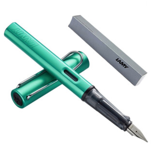 LAMY 凌美 钢笔签字笔墨水笔Al-star恒星系列时尚商务墨水笔钢笔 德国原装进口年货节送礼 蓝绿色