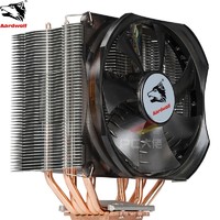Aardwolf 土狼 5热管12CM风扇纯铜底CPU散热器支持英特尔115x|1200|2011|9600|10700
