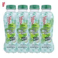 有券的上：IF 恋凡 if椰肉椰子水 NFC果汁饮料 350ml*4瓶