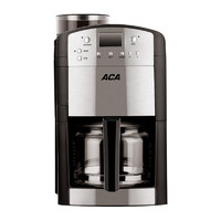 ACA 北美电器 咖啡机家用全自动磨豆商用一体机美式咖啡机