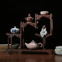 米囹 中式博古架茶具架置物架摆件展示架