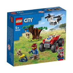LEGO 乐高 新品 积木玩具60300野生动物救援全地形车 儿童玩具男孩 74颗粒/盒