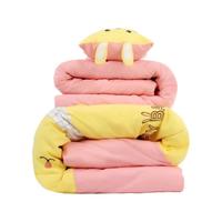 Tangmishu 汤米鼠 T315 婴儿床品套件 秋冬加厚款 6件套 粉色