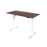 Humanmotion 松能 M2 智能电动升降桌 白色+胡桃木色 70*140cm 单电机实木版
