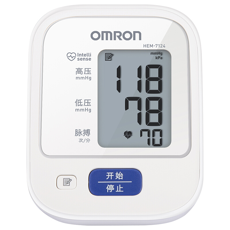 OMRON 欧姆龙 HEM-7124 上臂式血压计