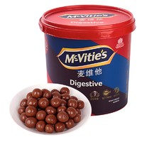 McVitie's 麦维他 巧粒脆麦丽素 量贩装礼盒222g 休闲零食生日礼物女