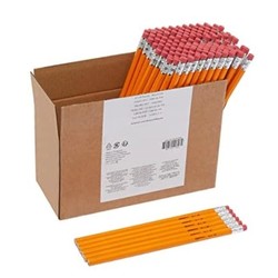 amazon 亚马逊 基本款木质外壳铅笔 2号/HB 黑色 144支/盒