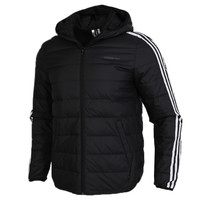 adidas NEO M 3S LWD PUFF 男子运动羽绒服 GJ8784 黑色 XXL