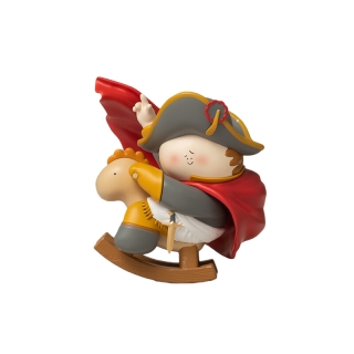 大美术馆 大橘子 大艺术家系列《拿破仑翻越阿尔卑斯山》12(h)cm pvc