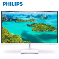 PHILIPS 飞利浦 24英寸1500R曲面显示器游戏办公便携挂壁电脑屏幕HDMI高清