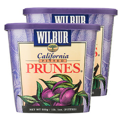 WILBUR 威尔伯 麦德龙美国进口Wilbur去核西梅干500g*2罐  蜜饯果干果脯酸甜梅零脂肪