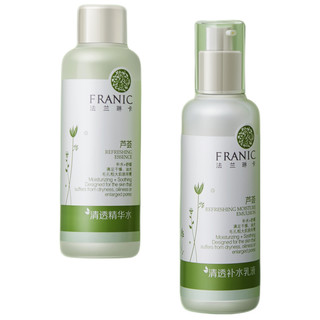 FRANIC 法兰琳卡 护肤礼盒装 (清透泡沫洁面膏120ml+清透精华水120ml+清透补水乳液120ml+明眸焕采眼部精华乳20g)