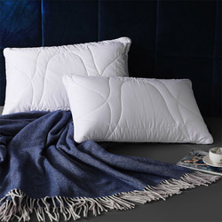 WOOLTARA 澳洲羊毛枕芯枕头 全棉舒适羊毛混纺颈椎枕头单人枕 绗缝1 50X70CM 单只装