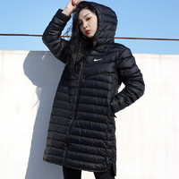 NIKE 耐克 NSW WR LT WT DWN PARKA 女秋季新款户外运动服保暖连帽羽绒服外套CU5092-010