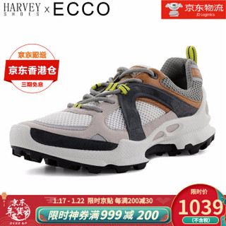 香港仓现货ECCO爱步女鞋年新款户外休闲鞋拼色运动健步C 803103 51832 HK特快36