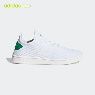 adidas阿迪达斯官网neo COURT ADAPT男子休闲运动鞋F36416 F36417（42、一号黑）