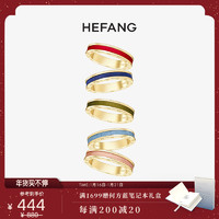 HEFANG Jewelry 何方珠宝 HEFANG何方珠宝沉睡公主戒指925纯银女ins叠戴情侣对戒指环手饰品