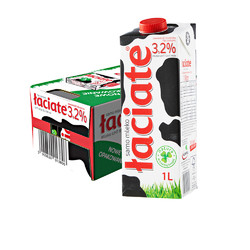 Laciate 卢森牧场 全脂高钙纯牛奶 1L*12盒