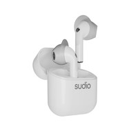 SUDIO NIO 真无线蓝牙5.0耳机 苹果安卓通用真无线运动蓝牙长续航降噪耳机 白色